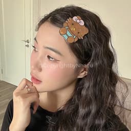 Kẹp Tóc Mái Hello Kitty NHÀ CÚ Nhựa Xinh Xắn Kute Phong Cách Hàn Quốc Hot Trend Nữ 6015 3