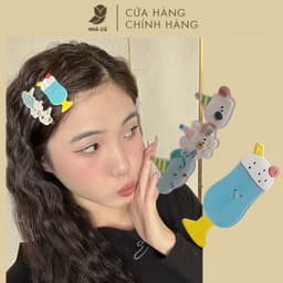 Set 2 Kẹp Tóc Mái NHÀ CÚ Hoạt Hình Kem Soda Phong Cách Coquette Mùa Hè Đi Biển Hàn Quốc Dễ Thương 6016 1