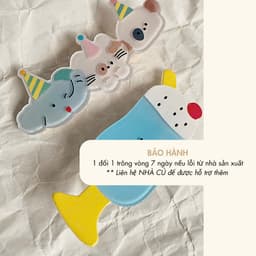 Set 2 Kẹp Tóc Mái NHÀ CÚ Hoạt Hình Kem Soda Phong Cách Coquette Mùa Hè Đi Biển Hàn Quốc Dễ Thương 6016 4