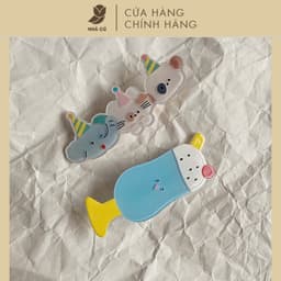 Set 2 Kẹp Tóc Mái NHÀ CÚ Hoạt Hình Kem Soda Phong Cách Coquette Mùa Hè Đi Biển Hàn Quốc Dễ Thương 6016 8
