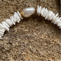 Vòng Cổ Đá Puka Đi Biển Mặt Dây Chuyền Vỏ Ốc Tự Nhiên 6