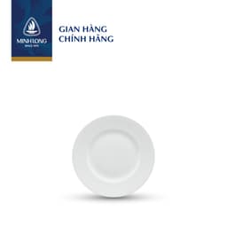 Tô, Dĩa Sứ Cao Cấp Minh Long - Camellia - Trắng 1