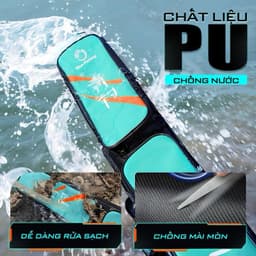 Túi Đựng Cần Câu Cá, Bao đựng cần câu và phụ kiện dạng cứng Chuyên Câu Đài Câu Đơn 4