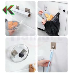 combo 10 cái đến 50 cái Móc dán tường chịu lực siêu dính treo đồ, vật dụng đa năng tiện ích inox 304 5