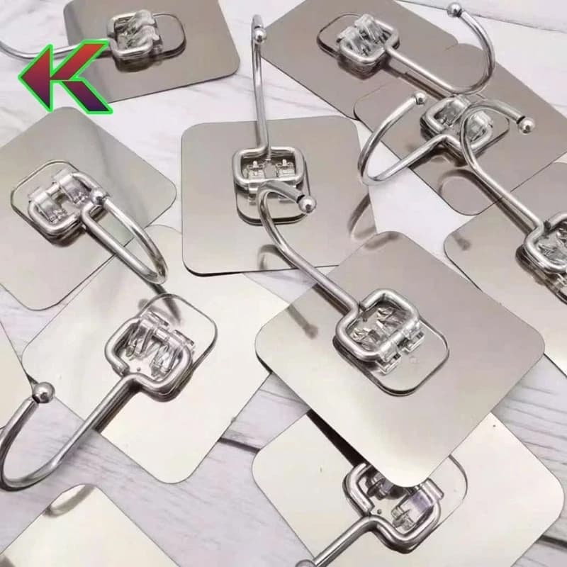 combo 10 cái đến 50 cái Móc dán tường chịu lực siêu dính treo đồ, vật dụng đa năng tiện ích inox 304
