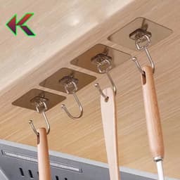 combo 10 cái đến 50 cái Móc dán tường chịu lực siêu dính treo đồ, vật dụng đa năng tiện ích inox 304 3