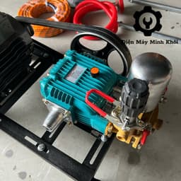 [Dây 20M] Bộ máy rửa xe áp lực 1.5HP Osaika mô tơ 2HP dây đồng| Máy rửa xe công nghiệp cao áp 7