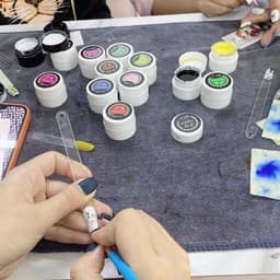 Set gel vẽ móng tạo loang 12 màu lên màu chuẩn đẹp Làm Nail 4