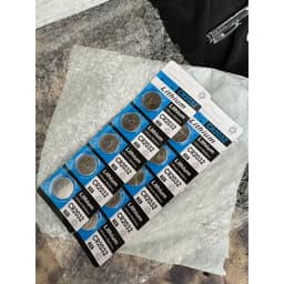 Vỉ 5 viên PIN CMOS 2032 (loại rẻ) Dùng Cho CMOS Máy Tính và các thiết bị máy tính-chìa khóa 3