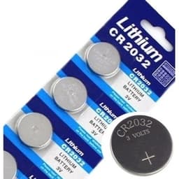 Vỉ 5 viên PIN CMOS 2032 (loại rẻ) Dùng Cho CMOS Máy Tính và các thiết bị máy tính-chìa khóa 5