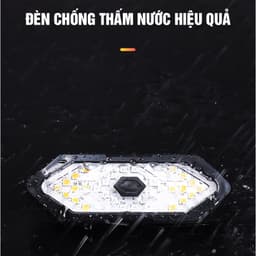 Đèn Xi Nhan Xe Đạp Thể Thao, Đèn Led Xi Nhan Xe Đạp Sạc USB, Chống Nước, Điều Khiển Từ Xa - XN01 9