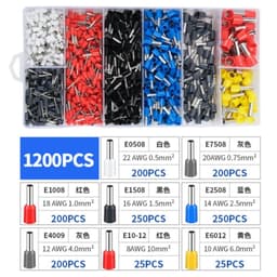 Kìm bấm cos vuông HSC8 6-4A tự điều chỉnh kèm 1200 đầu cos đủ loại cos ống tròn cos pin 2