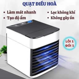 Quạt Điều Hòa Mini Z6E Hơi Nước Tạo Ẩm Làm Mát Không Khí Để Bàn Nhỏ Gọn 5