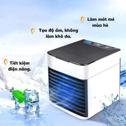 Quạt Điều Hòa Mini Z6E Hơi Nước Tạo Ẩm Làm Mát Không Khí Để Bàn Nhỏ Gọn 9