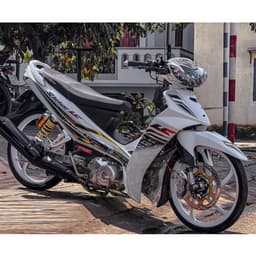 Tem Rời Sirius Trắng Dán Xe Trắng 3lớp chống thấm nước cực đẹp 1