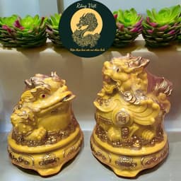 Cóc tỳ đặt ban thần tài RỒNG VIỆT, thiềm thừ tỳ hưu đá đúc đài loan xoay 360 cao cấp 8