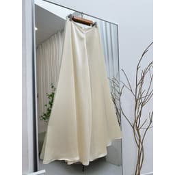 Quần váy lụa ngọc trai, dài 105cm chất mềm mịn rũ, nhẹ bồng bềnh siêu tôn dáng- ÁO dài Thăng Long 2