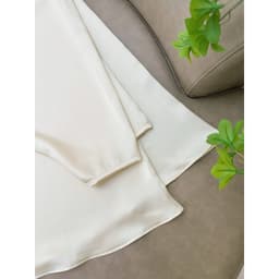 Quần váy lụa ngọc trai, dài 105cm chất mềm mịn rũ, nhẹ bồng bềnh siêu tôn dáng- ÁO dài Thăng Long 3