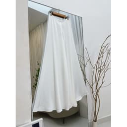 Quần váy lụa ngọc trai, dài 105cm chất mềm mịn rũ, nhẹ bồng bềnh siêu tôn dáng- ÁO dài Thăng Long 4