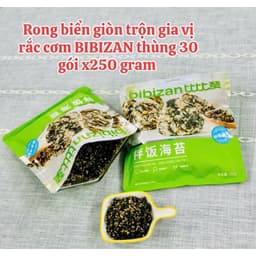 [Combo 2 Bịch Rong Biển Ăn Liền] Gói 250g rong biển Bibizan Nội Địa Trung Thơm Ngon, Giàu Chất Sơ 4