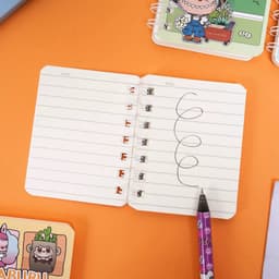 (Combo 03 Quyển) Sổ Lò Xo A7 Capybara 80 tờ/160 Trang, Sổ Ghi Chú Hoạt Hình Dễ Thương 2