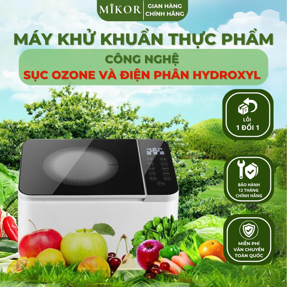 Máy khử khuẩn MIKOR MR11 - Khử khuẩn thực phẩm rau củ quả