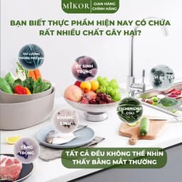 Máy khử khuẩn MIKOR MR11 - Khử khuẩn thực phẩm rau củ quả 2
