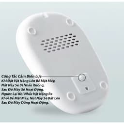 Cốc Hâm Nóng đồ uống kèm đế điện, Bộ Cốc sứ kèm đế điện hâm nóng trà, cafe, hâm sữa + Tặng kèm thìa vàng, hộp sang trọng 4