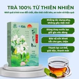 [COMBO 3 HỘP] Trà Lá Nam Thiên An Hộp 30 Túi Lọc Hỗ Trợ Giảm Cân, Giảm Mỡ, Mát Gan, Tốt Cho Tiêu Hóa Chống Lão Hóa 4