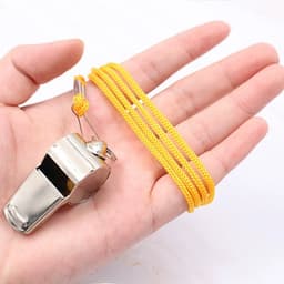 Còi thổi trọng tài INOX có dây buộc, hộp đựng gọn gàng 8