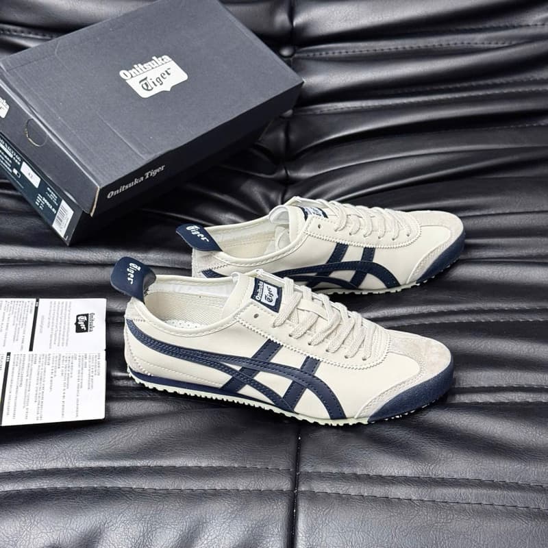 [ Hàng Sẵn ] Giày thể thao con hổ màu xám sọc navy bản cao cấp