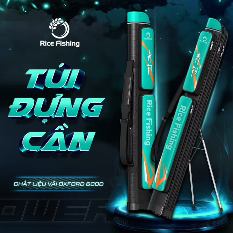 Túi Đựng Cần Câu Cá, Bao đựng cần câu và phụ kiện dạng cứng Chuyên Câu Đài Câu Đơn