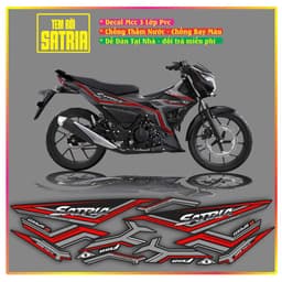 Tem Xe raider satria FI Tem Chế Satria Raider Mới Mẫu Y15 Đẹp Độc Lạ 1