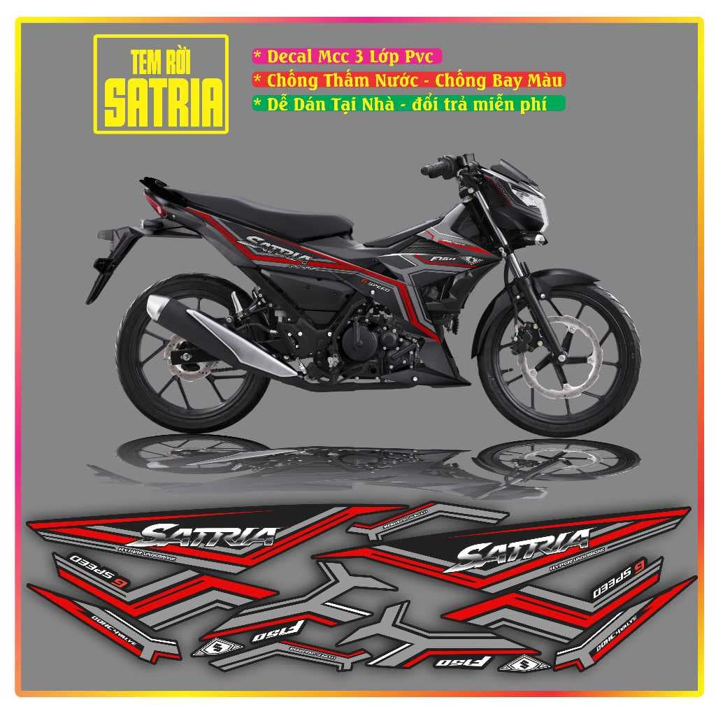 Tem Xe raider satria FI Tem Chế Satria Raider Mới Mẫu Y15 Đẹp Độc Lạ