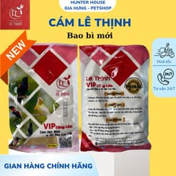 Lê Thịnh : Cám Vip Căng Lửa Chim Hút Mật Và Ốc Mít Cao Cấp Lê Thịnh ( VIP căng lửa) - 100g,, 1
