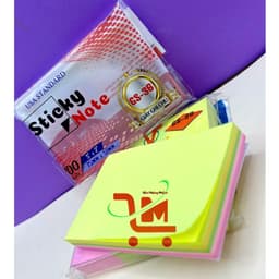 1 Xấp 100 Tờ Giấy Ghi Chú/Note Neon 3x2/3x3/3x4/3x5 1 Màu Vàng, 3x3 3 Màu,4 Màu,5 Màu GSTAR, Hàng Chính Hãng Công Ty 2