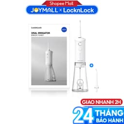 Máy Tăm Nước LocknLock ENR164WHT 300ml, Hàng Chính Hãng, 3 Chế Độ, Chống Nước IPX7 - JoyMall 2