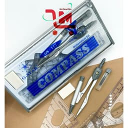 Lẻ 1 Bộ Compa Gồm 7 Món GSTAR U-117 Sử Dụng Chì Bấm / Compa Học Sinh Kèm Bộ Thước Đủ Loại Dành Cho Học Sinh Tiện Lợi 4