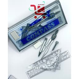 Lẻ 1 Bộ Compa Gồm 7 Món GSTAR U-117 Sử Dụng Chì Bấm / Compa Học Sinh Kèm Bộ Thước Đủ Loại Dành Cho Học Sinh Tiện Lợi 7
