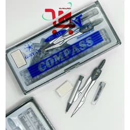 Lẻ 1 Bộ Compa Gồm 7 Món GSTAR U-117 Sử Dụng Chì Bấm / Compa Học Sinh Kèm Bộ Thước Đủ Loại Dành Cho Học Sinh Tiện Lợi 8