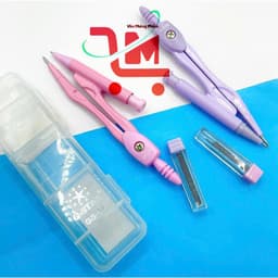 Lẽ 1 Cây Compass Học Sinh GSTAR GS-04 Sử Dụng Chì Bấm ( Kèm 1 Hộp Ngòi Chì Nhỏ), Nhỏ Gọn XInh Xắn, Giao Màu Ngẫu Nhiên 5