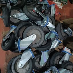 [KKTHN] Bánh Cao Su Gang Đúc Siêu Tải Trọng Đường Kính 20cm 4