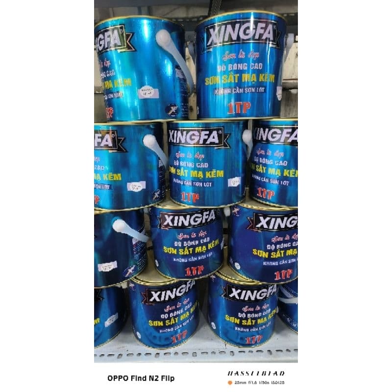 sơn sắt mạ kẽm hãng Xingfa 1 thành phần lon 900g