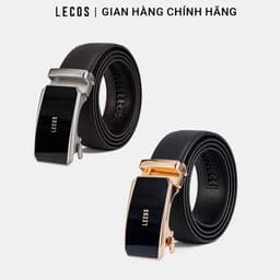 [4-25/9 TẶNG QUÀ TRUNG THU 599K] Thắt Lưng Nam LECOS LD2 Da Bò Thật Bền Bỉ Tăng Nét Nam Tính Chỉn Chu 2
