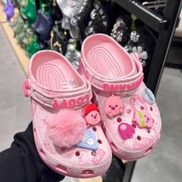 Dép sục Crocs Classic Loopy cho bé gái và nữ, Giày sục Crocs Loopy cho mẹ và bé size C7-M7( 24 - 40) kèm Jibbitz 4