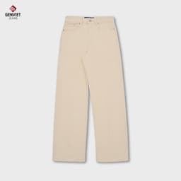 [ẨN] Quần Dài Nữ GENVIET JEANS Chất Liệu Denim Dáng Col Đứng, Quần Bò Nữ Dáng Bo Thời Trang, Hiện Đại W241.G. 8775 2