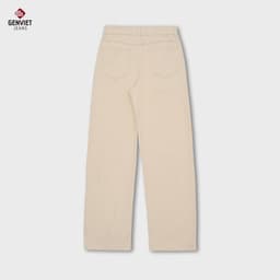 [ẨN] Quần Dài Nữ GENVIET JEANS Chất Liệu Denim Dáng Col Đứng, Quần Bò Nữ Dáng Bo Thời Trang, Hiện Đại W241.G. 8775 3