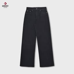 [ẨN] Quần Dài Nữ GENVIET JEANS Chất Liệu Denim Dáng Col Đứng, Quần Bò Nữ Dáng Bo Thời Trang, Hiện Đại W241.G. 8775 8
