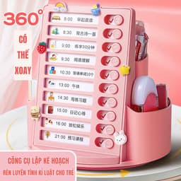 Đồ dùng - Bảng To Do List kèm giá đựng bút 2 trong 1 cho bé học tập 6