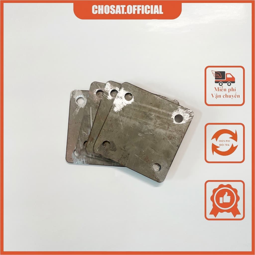 Bản mã sắt vuông, 10x10cm dày 4,5 ly lỗ tròn phi 10